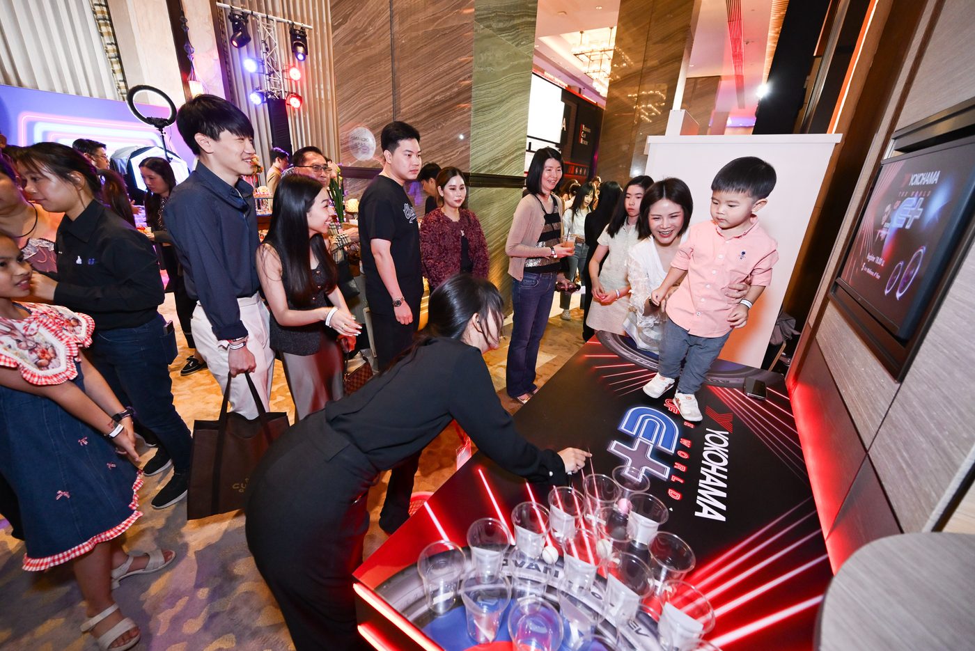 Brand activation event main scene
